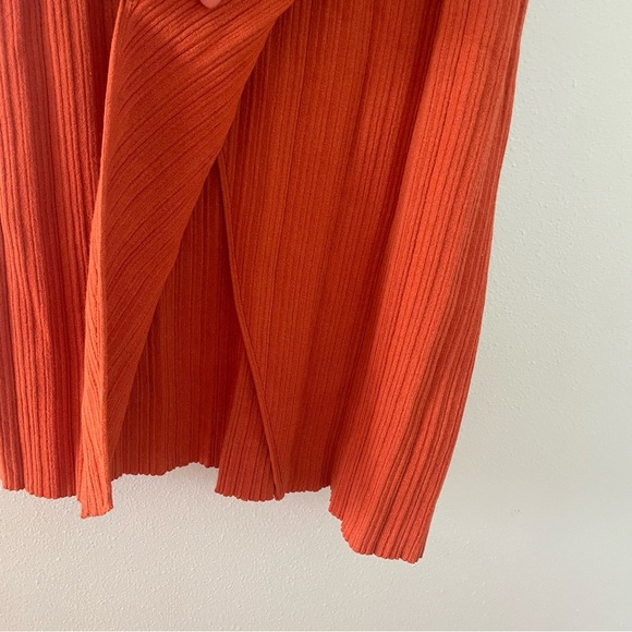 WAYF Cross Over Skirt Orange size large - Picture 10 of 12
